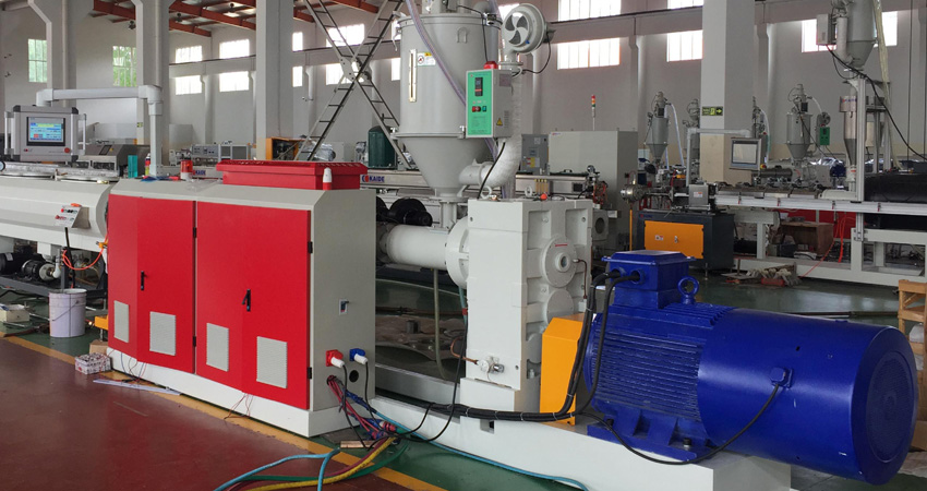 HDPE pipe extruder machine Экструдер для труб HDPE
