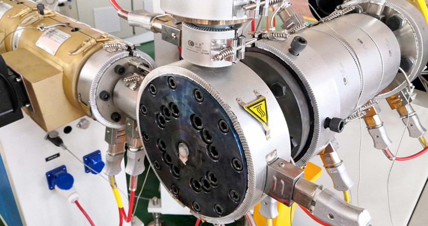 3 layer PERT EVOH pipe machine 3-х слойная трубная машина PERT EVOH