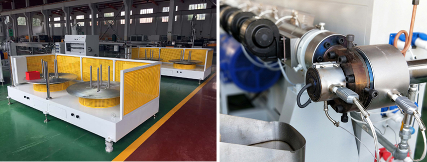 Машина для производства нейлоновых труб из полиамида с покрытием из ТПУ