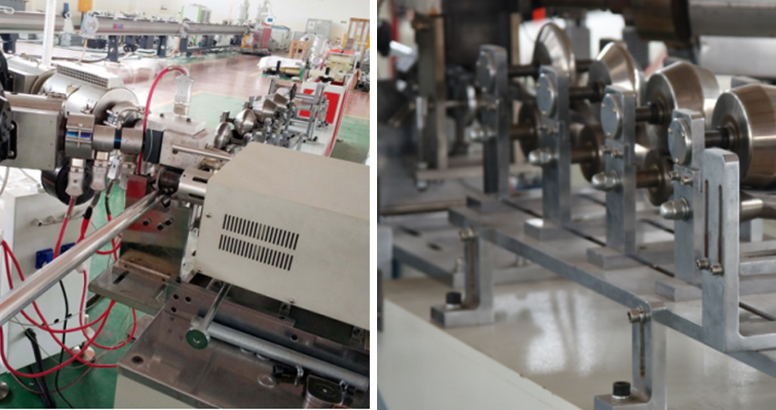 линия экструзии труб из пе-ал-пе устройство для производства алюминиевых труб